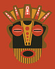 obrazy African mask  - obraz na płótnie lub plakat 1