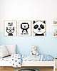 obrazy i plakaty do pokoju dziecięcego Plakat motywacyjny dla dziecka PANDA 1