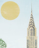 plakaty Plakat Nowy Jork - Chrysler Building - plakat fine art 2