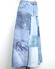 spódnice maxi Patchworkowa spódnica jeans r.42 1