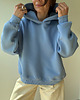 bluza z kapturem damska Bluza Soho sky blue z kapturem 1