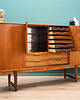 komody i szafki Highboard tekowy, duński design, lata 60 3