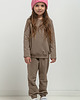 komplety damskie Komplet spodni dresowych w typie jogger, model 38, cappuccino 2
