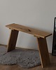 ławki Dębowa konsola minimalistyczna  2