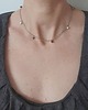 chokery Naszyjnik choker ROOTS łańcuszek jaspis czerwony, jaspis dalmatyński, howlit 2