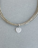 wisiory Zula Naszyjnik lniany z sercem No 2 2