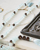 chokery choker ROZGWIAZDA z jedwabiem AGATY 4