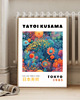 plakaty PLAKAT dekoracyjny , Yayoi Kusama, wystawowy, kwiaty 7