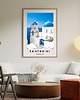 plakaty PLAKAT travel poster Santorini Grecja zdjęcie personalizacja prezent 1