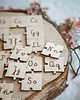 gry edukacyjne dla dzieci Drewniane Puzzle Alfabet 3