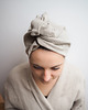 akcesoria dla niej Lniany turban NATURAL 1
