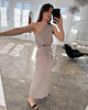 sukienki midi damskie Sukienka Linea taupe 3