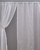 zasłony Transparentne białe lniane firany do salonu SCANDI styl skandynawski 2