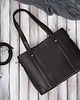 torby na ramię Torebka damska skórzana na ramię brązowa pojemna modna shopper bag T-41-BR 3