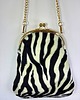 torebki mini Torebka zebra złota 4