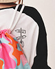 t-shirt damskie Biało Czarny Longsleeve 3/4 Buttercutter 2