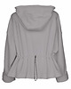 bluza z kapturem damska Bluza z kapturem szaro-beżowa 1