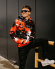 bluzy męskie Męska Bluza Expres Zamek DR.CROW Marble Black Red 2
