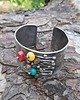 bransoletki wire wrapping Kwiaty późnego lata - bransoletka regulowana 3