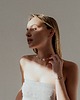bransoletki z kamieni naturalnych Choker z Pereł Barokowych Labradorytu i Selenitu 2
