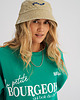 czapki damskie Vintage'owy kapelusz bucket piaskowy 1
