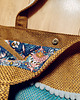 torby XXL Miodowo-niebieska pleciona huge bag 2