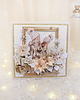 kartki scrapbooking Kobieca kartka zimowo-urodzinowa, urodziny "Mum's Love" GOTOWA 1