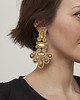 kolczyki soutache Bardzo duże złote kolczyki - barokowe złoto 4