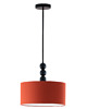 lampy wiszące Ozdobny żyrandol do salonu z abażurem 40 cm SALAMANCA 6