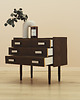 komody Duńska komoda fornirowana dębem, lata 80. 2