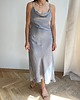 sukienki midi damskie Sukienka Peony silver 1