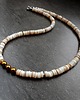 chokery Kremowa muszla srebro 925 5