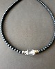 chokery Naszyjnik choker ROOTS czarny turmalin, kryształ górski, jaspis dalmatyński 3
