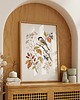 plakaty PLAKAT sikorka, vintage ilustracja botaniczna, jesienna dekoracja 4