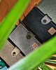 portfele damskie Portfel FUKU z bawełny canvas i bawełny drelich zielony 5