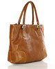 torebki do ręki Torebka do ręki kuferek genuine leather made in Italy - MARCO MAZZINI camelowa 4