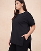 tuniki damskie Tunika Damska Letaro Plus Size Czarny - 44/46 1