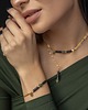 bransoletki z kamieni naturalnych Bestseller! Bransoletka czerń i khaki 1