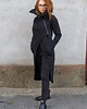 bluza bez kaptura damska Płaszcz damski ze stójką , bawełniana długa bluza wejście na kciuki 4