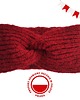 opaski do włosów Wełniana opaska handmade z alpaki i merino, miękka, ciepła, czerwona 1