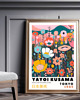 plakaty PLAKAT dekoracyjny pastelowe kwiaty Yayoi Kusama,  poster 1