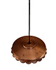 lampy wiszące Miedziana, rustykalna lampa wisząca, VEB Narva Leuchten, Niemcy, lata 70. 8