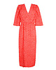 sukienki maxi damskie Czerwona sukienka Poppy Flower 5