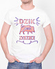 t-shirty męskie Dzik jest dziki męska biała koszulka 1