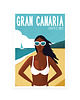 plakaty Gran Canaria, Wyspy Kanaryjskie, plakat, plaża 1