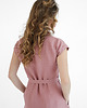 sukienki midi damskie Lniana Sukienka MARIGOLD dusty pink 4