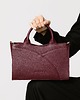 torby na ramię Flow bag - skórzana torebka - bordowa 4