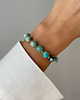 bransoletki z kamieni naturalnych Bransoletka na gumce - Amazonit 2