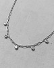 chokery Srebrny naszyjnik choker łańcuch z cyrkoniami 1