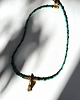 chokery Choker ze zlotym kwarcem i hematytami 2